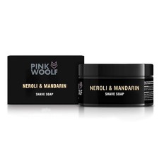 Pink Woolf Neroli And Mandarin Shave Soap 50gm