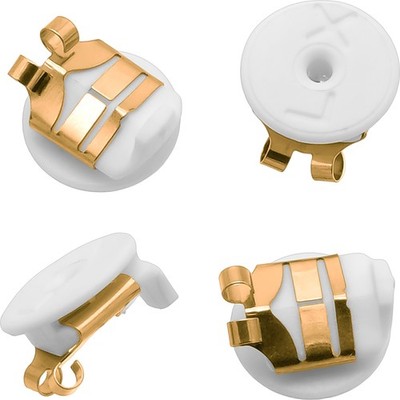 2 Pairs of 24k Yellow Gold Plated Connoisseurs Locking Earring Backs