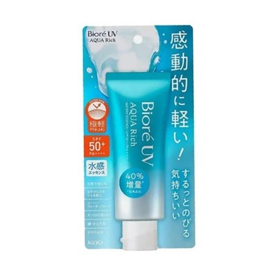 NEW Version KAO Biore UV Aqua Rich Watery Essence SPF50+PA++++ 70ml - Free Ship