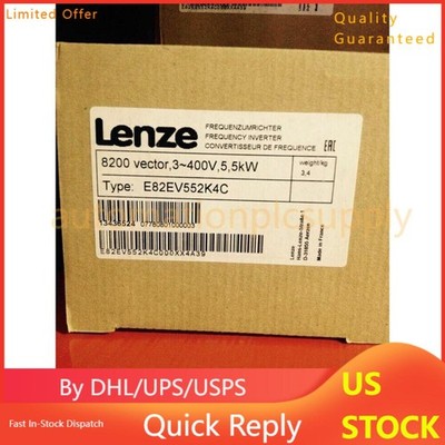 US Free TAX Fast ship Lenze INVERTER E82EV552K4C040 E82EV552-4C040 new