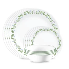 Corelle Bryndle 12-Piece Glass Dinnerware Set (Service for 4)