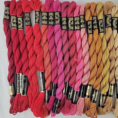DMC Pearl Cotton Floss Lot 57 Skein #5 Embroidery Needlepoint X Stitch Crewel - Picture 3 of 5