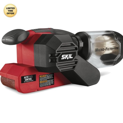 #ad Skil 6 Amp 3x18 Inch Belt Sander with Pressure Control—Corded Electric $102.97