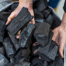 Natural Hardwood Charcoal.Low Smoke, High Hea...