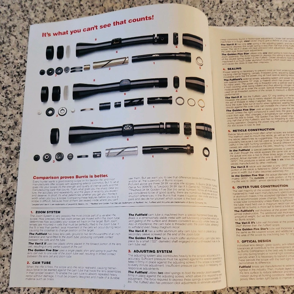 Burris Company Inc. 1989 Product Catalog - Image 3 of 3