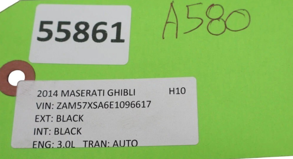 14-17 Maserati Ghibli Front Right Passenger Side Hood Panel Hinge 670001872 OEM