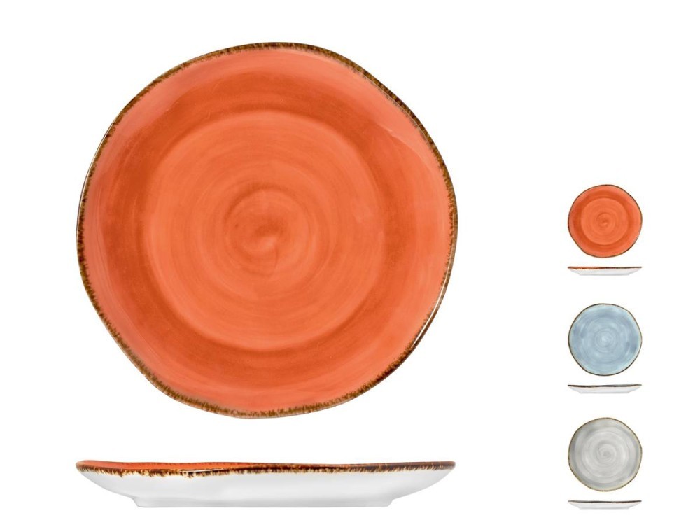 Set H&H New Toscana 6 Dinner Plates, Porcelain, 10.24 In