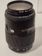 Minolta AF Zoom 100-300mm f/4.5-5.6 A-Mount Telephoto Lens Tested Working