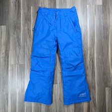 Eddie Bauer Kids Blue Snow Pants Insulated Winter Ski Bibs Size M 10/12