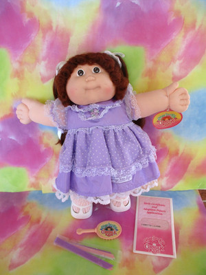 Vintage Cabbage Patch Kids Cornsilk Red Head Pigtails Girl Doll- All Original