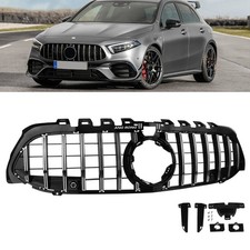 Sport Kühlergrill Chrom passt für Mercedes-Benz A-Klasse W177 ab 03/2018- Gitter