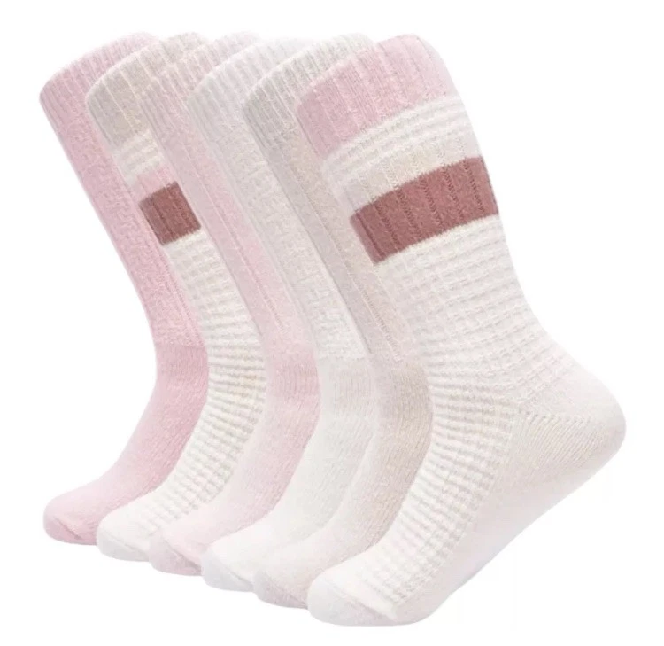 Women's Super Soft Boot Socks ~ Lucky Brand 12 Pair: 6 Pinks & 6 Darks s5-10 NEW - Image 4 of 4