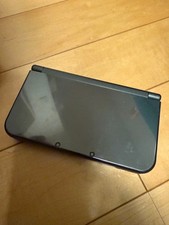New Nintendo 3DS LL XL Metallic Black Console Good Condition Screen Leak 93