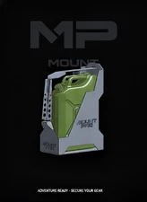 Jerry gas Can Holder Bracket Mount 5.28 Gallons/20L Gas W/ Lockable Strap