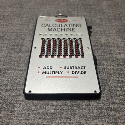 Vintage Wizard Calculating Machine Mechanical Calculator Made in Germany Math