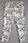 Slim Sation Women Pants 18 White Black Stretch Ankle French Toile Casual Slim Fi