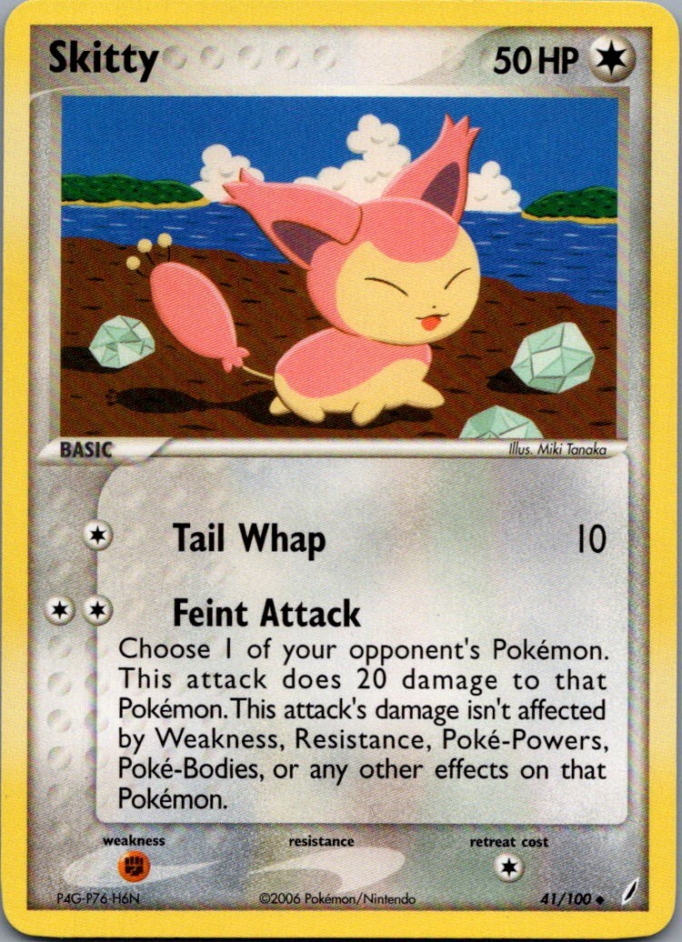 Skitty Uncommon Crystal Guardians 41/100 NM