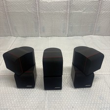 Bose Acoustimass Redline Double Cube Speakers Set Of 3 Tested Working