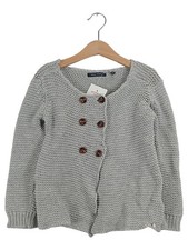 Marc O'Polo Strickjacke Kinder Gr. 110 Grau Kaschmir Mix Cardigan Langarm