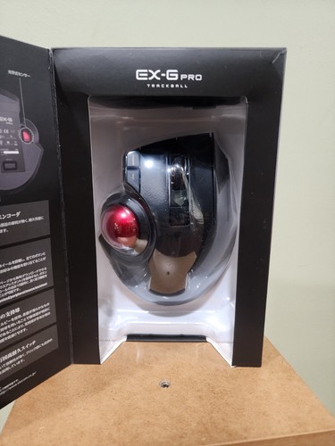 ELECOM EX-G Pro Trackball Mouse, Wired, Wireless, Bluetooth - Afbeelding 2 van 5
