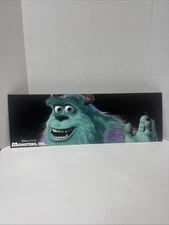 Spirit Halloween Cardboard End Cap Store Display Sign Monsters, INC Sully 2025