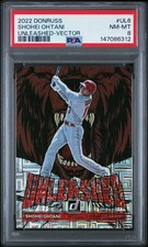 2022 PANINI DONRUSS UNLEASHED VECTOR #UL6 SHOHEI OHTANI PSA 8
