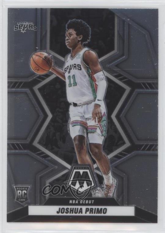 2021-22 Panini Mosaic NBA Debut Joshua Primo #275 Rookie RC 10vb