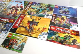 Lego NINJAGO Lot of 10 Manuals for Sets 70500 70505 70615 70674 70720 70755 ++