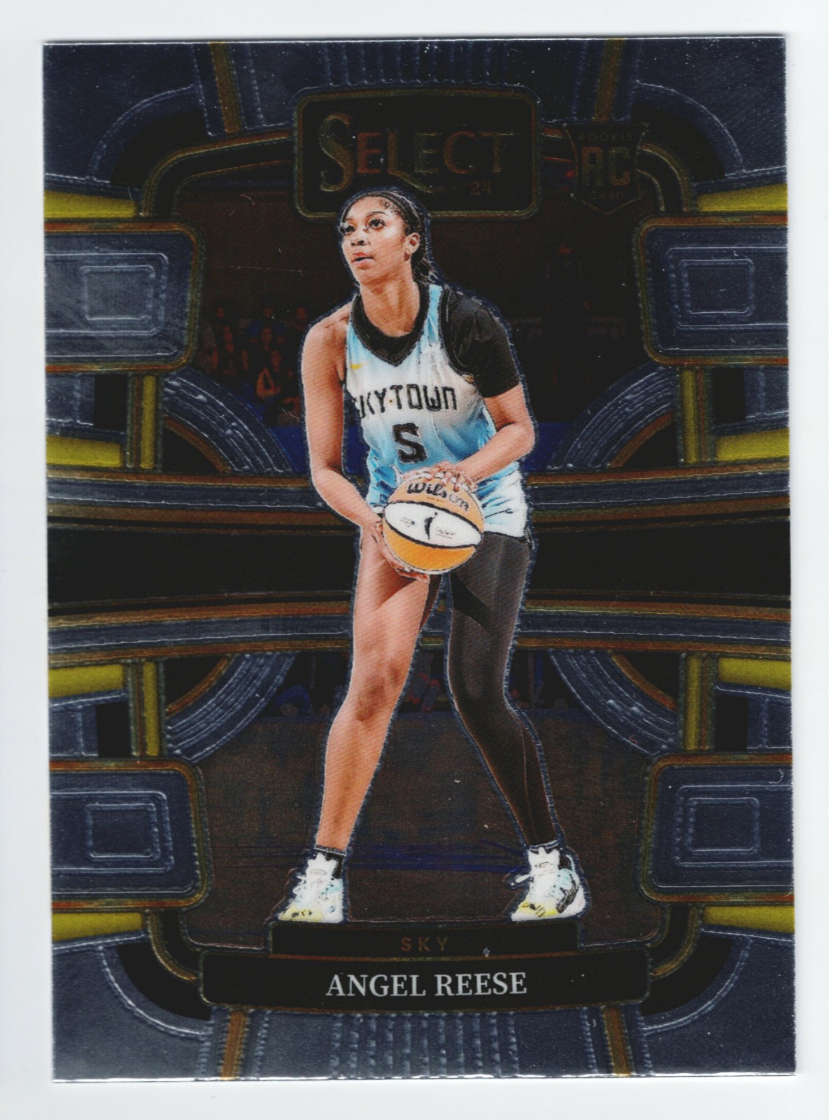2024 Panini Select WNBA Angel Reese Rookie RC Concourse Base #5 Sky, LSU