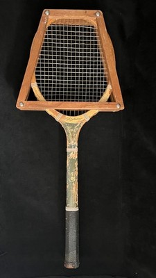 VTG  Wright & Ditson  Comet  Wooden Tennis Racquet with Wood Press Sports Decor