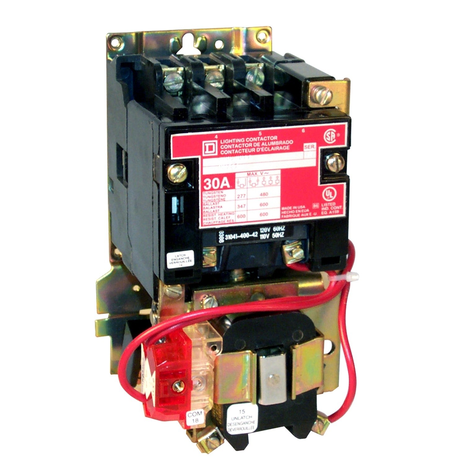 Square D 8903SMO11V02 Lighting Contactor Series A, 120V60Hz NEW in box