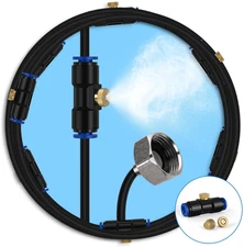 Misting Cooling System, Outdoor Misting System for Patio, 40 FT Misting Line+...