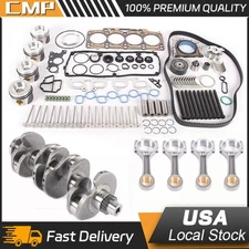 2.0TDI Engine Crankshaft Rods Pistons Gasket Bolts Kit For VW Amarok Jetta Audi