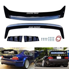 GT Stil Schwarz Heckspoiler Heckflügel Spoiler für BMW 3er E36 M3 2&4-Tür 90-99