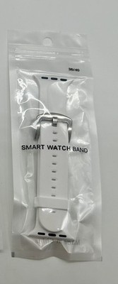 Smart Watch Band 38/40 White New Apple watch Silicone water resistant