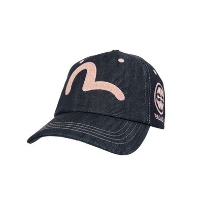 Palace SS26 Evisu Designer Logo Denim Snapback Cap Hat One Size New Rare