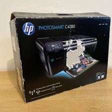HP Photosmart C4780 Wireless All-in-1 Inkjet Print Scan Copy OPEN BOX 