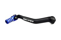 Scar Schalthebel Schwarz Matt/EndstüCk Blau FüR Yamaha YZ 125 (CE16) 2011-23