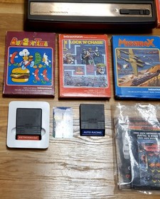 1979 Mattel Intellivision 1 Console 6 Games + Game Boxes & Accessories Tested!