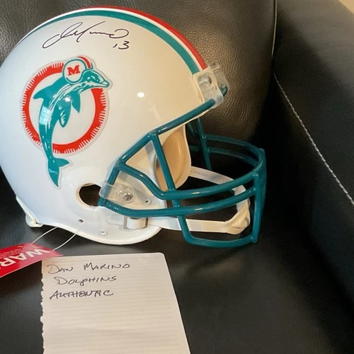 Dan Marino Miami Dolphins Autographed Authentic Football Helmet Fanatics