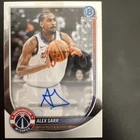 2025-26 Bowman Basketball ALEX SARR Chrome AUTOGRAPH Wizards AUTO #BCA-AS
