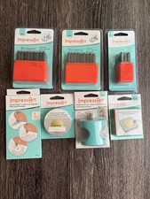 Impress Art Metal Stamping Set 3MM Bridgette Style Stamping Jig Block Guides