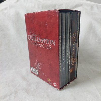 Sid Meier's Civilization Chronicles Box Set PC 2006 Incomplete