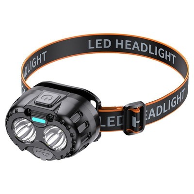 New Super Bright USB Rechargeable Headlamp Waterproof LED Head Torch Headlight