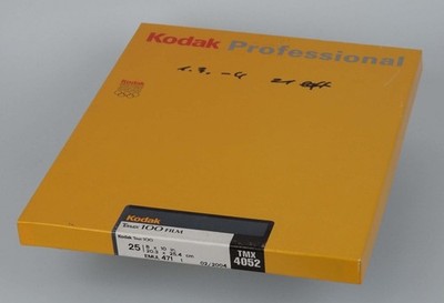 Kodak Professional Tmax 100 Film 8X10'' Zoll. ISO 100 21 Blatt 20X25cm