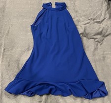Lulus Women's Blue Sleeveless Mini Dress Size XL