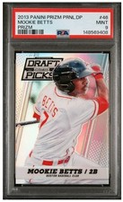 2013 Panini Prizm Mookie Betts Perennial Draft Pick #46 Prizm SP Rookie PSA 9