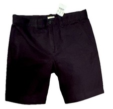 J.CREW Crewcuts boys Navy Chino Shorts, size 14, flat front, adjustable waist