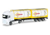 Herpa 306829 Scania R Tl Swapcontainer-Sattelzug Stelzl / Eurotainer