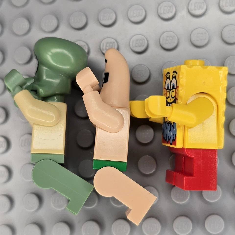 Lego Bob Esponja Pantalones Cuadrados Minifiguras Lote BOB035 BOB036 BOB037 Set 3818 Foto 3 de 4